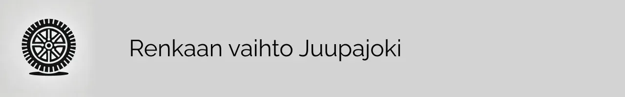 Renkaan vaihto Juupajoki